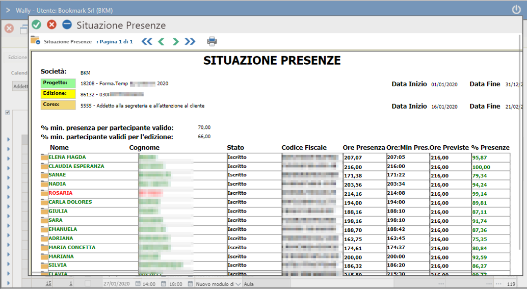 gestione formazione finanziata